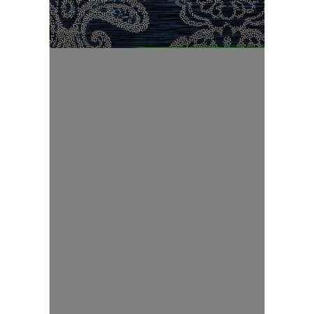 Standalone 9 X 12 Ft. Bastille Collection Large Damask Border Woven Area Rug, Blue ST323268